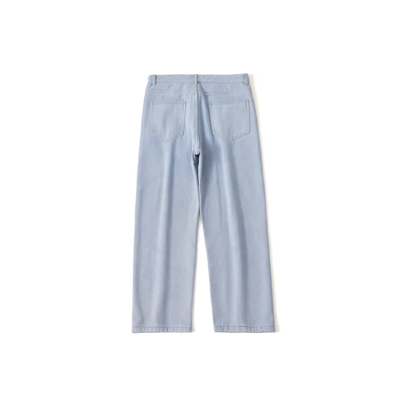 LANGWEIZHE Jeans Unisex-11