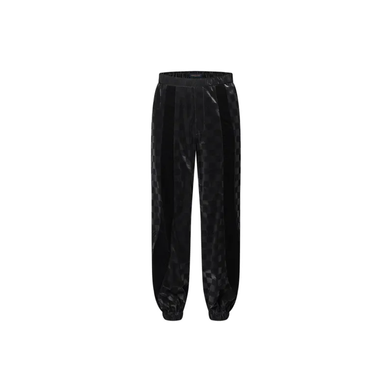 LOUIS VUITTON Flocked Damier Technical Track Pants-0