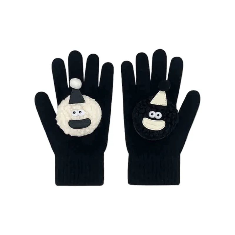 CARTELO Polyester Knit Gloves Unisex Gift Box Set-7