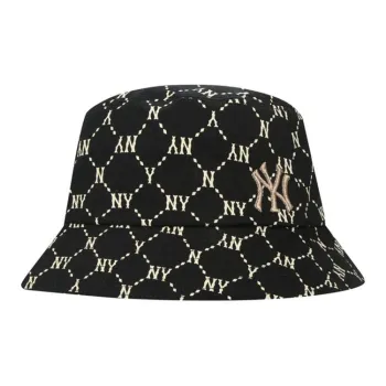 MLB Cotton Bucket Hats Unisex Black