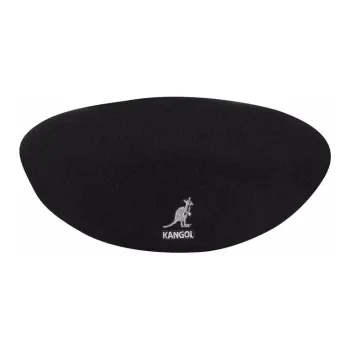 KANGOL 504 Wool Flat Cap Black