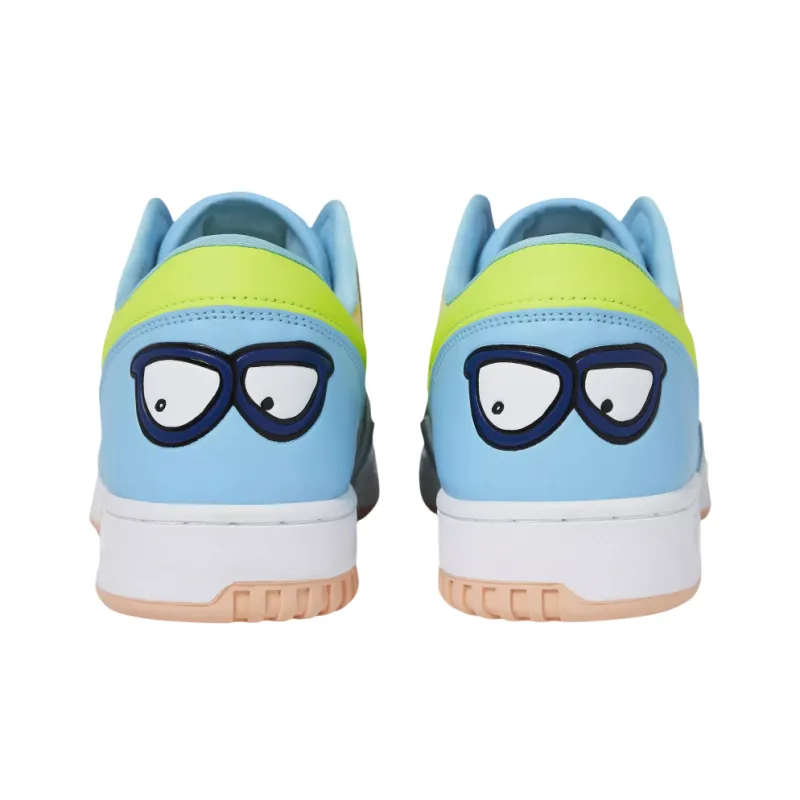 Rocko's Modern Life x FILA Original Fitness Anti-Slip Wear-Resistant Low-Top Skateboard Shoes Men's Green Blue Yellow-2