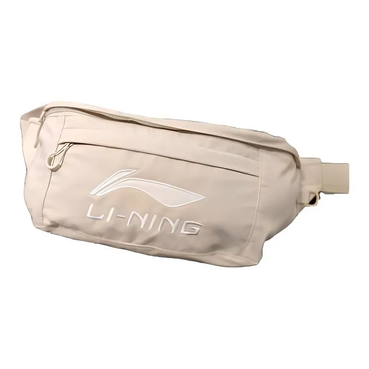 LiNing Polyester Fiber Crossbody Bag, Sling Bag, Fanny Pack Regular Unisex Moonlight Gray-1