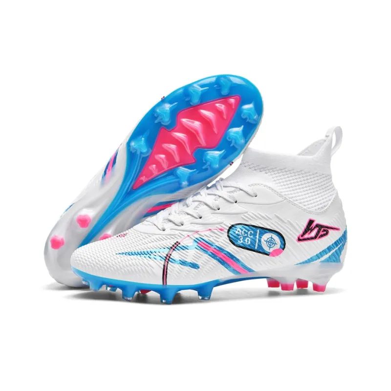 WEJIESS TF Rubber Broken Studs Soft Ground Firm Ground Anti-Slip Wear-Resistant Soccer Shoes Unisex-18
