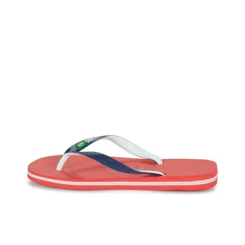 Havaianas Brasil Mi Slip Resistant Quick Dry Flip Flops Unisex Red Blue