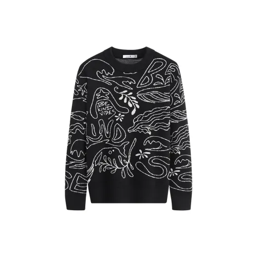 Dance With Wolves Sweater Men's Black