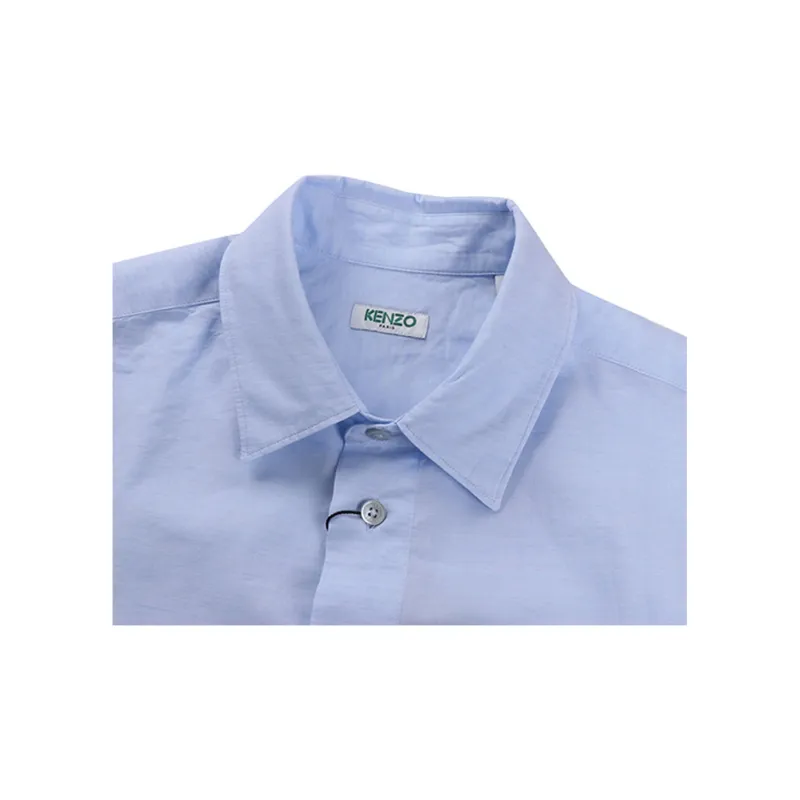 KENZO Shirts Men Light Blue-2