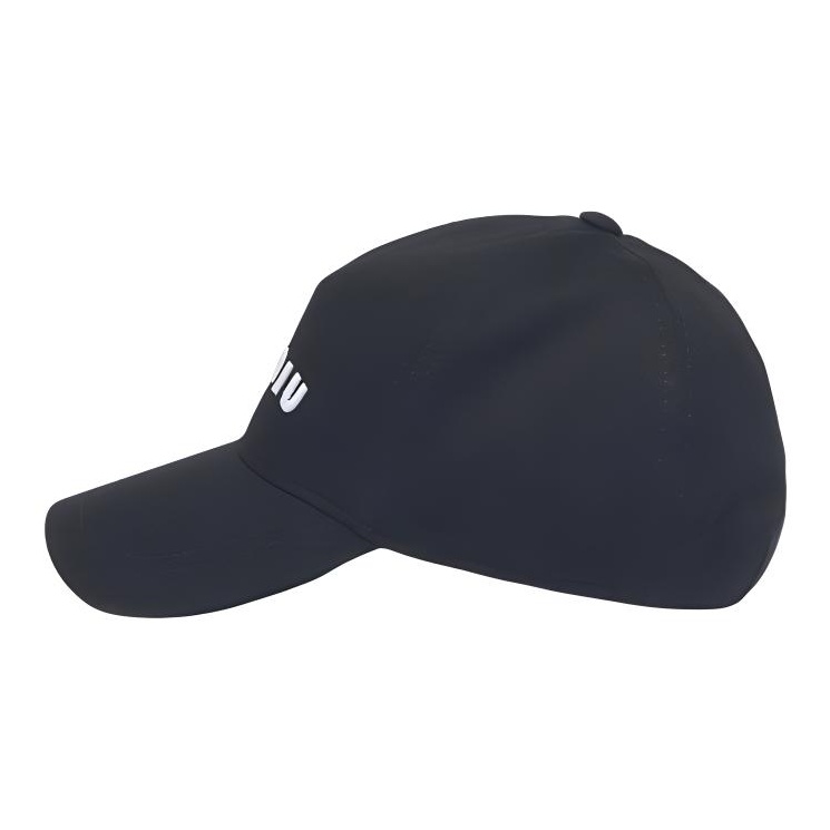 Ebony Drill Baseball Cap | Miu Miu