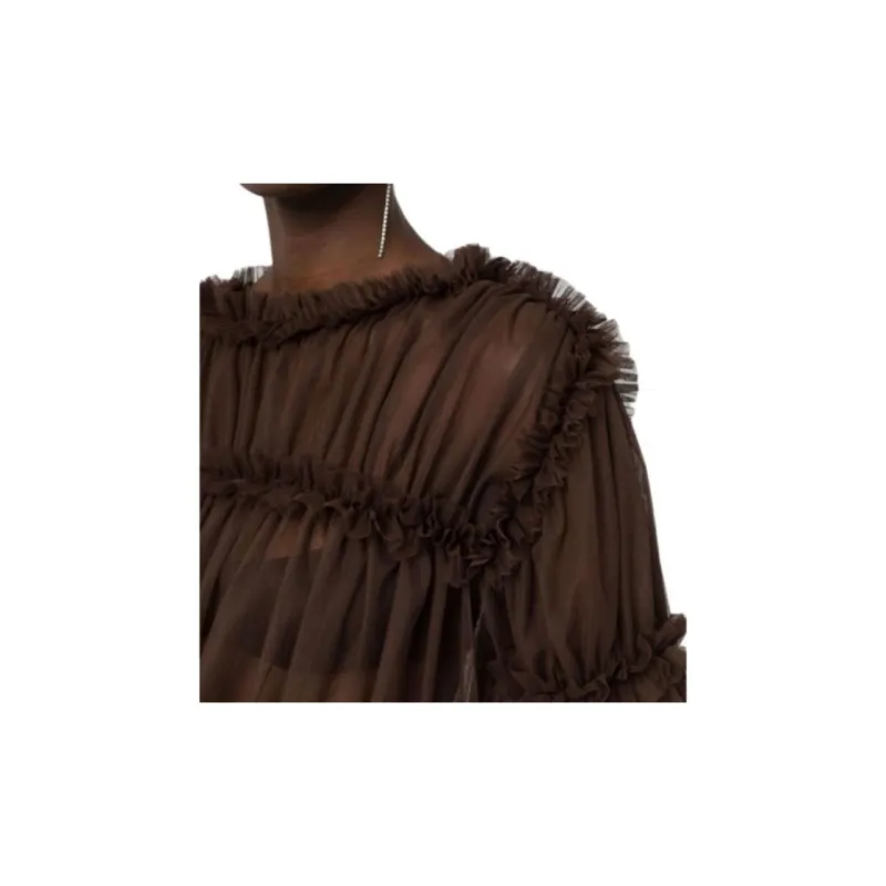 MM6 Maison Margiela Shirts Women's Brown-2