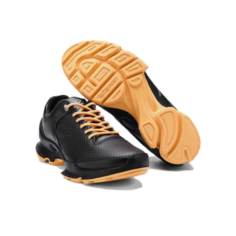 Ecco Biom C Low-Top Trekking Shoes Women's Black Yellow-3