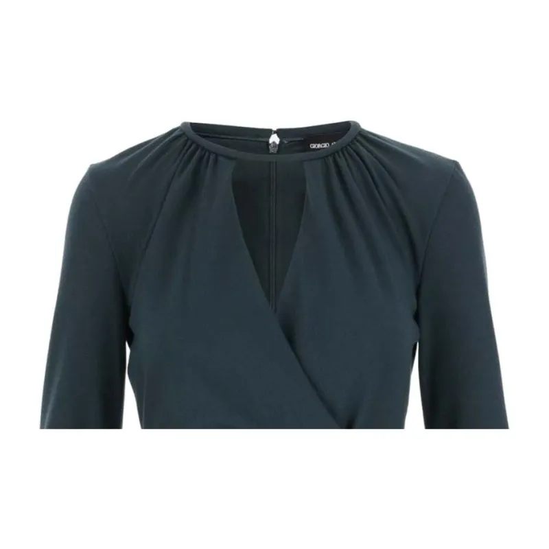 GIORGIO ARMANI Asv Viscose blend Midi Dress-5