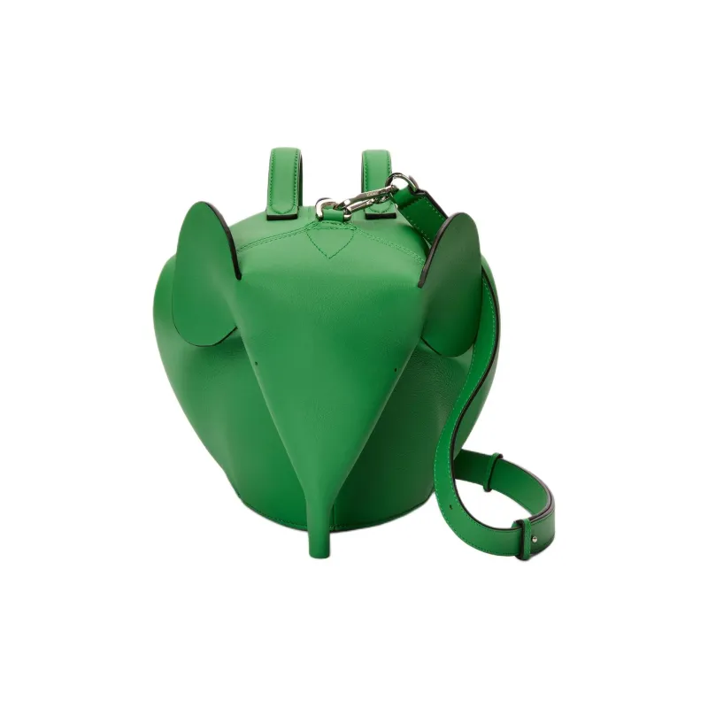 LOEWE Calfskin Shoulder Bag Crossbody Bag Handbag Large Size Men's Tropical Green-1