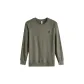 2409 Army Green Round Neck