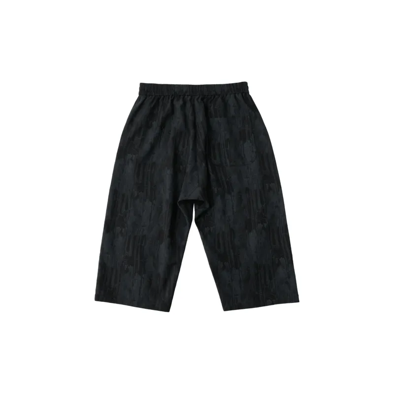 Pin Li Casual Shorts Men's Black-1
