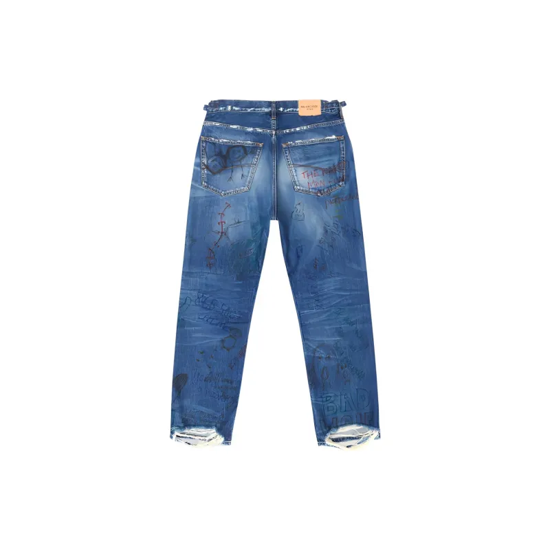 Balenciaga SS22 Denim Trousers Men's Blue-1