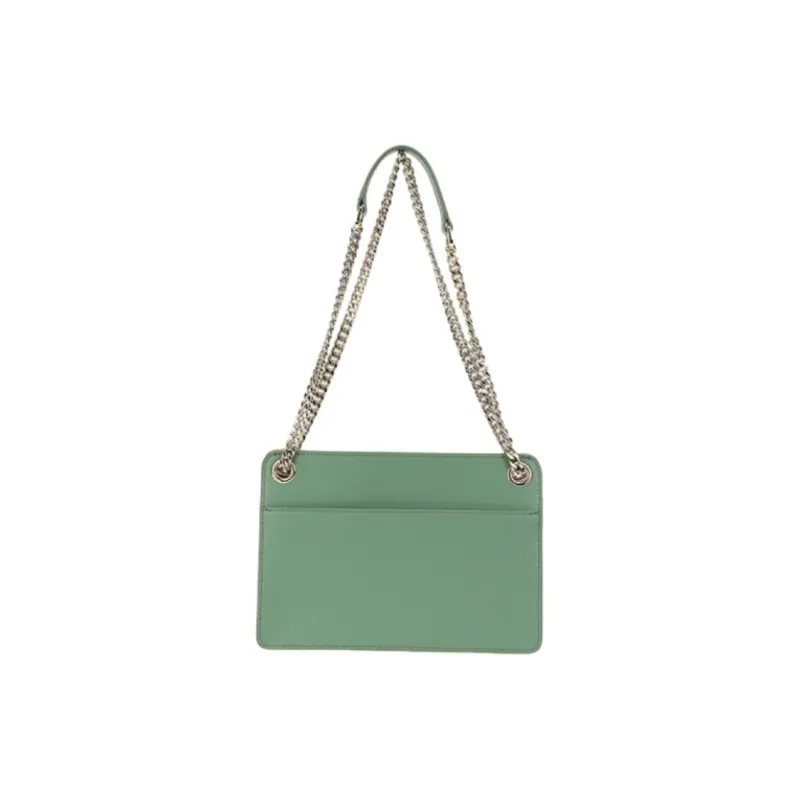 Furla Cow Leather Shoulder Bag Small Size Women's Honeysuckle Green-2