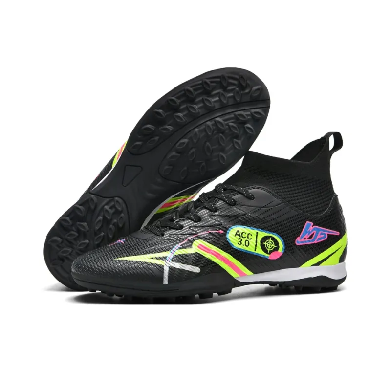 WEJIESS TF Rubber Broken Studs Soft Ground Firm Ground Anti-Slip Wear-Resistant Soccer Shoes Unisex-6