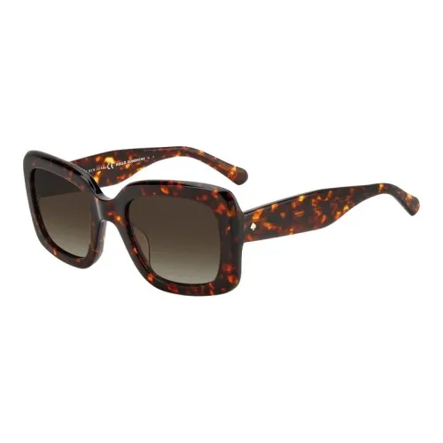 Kate Spade Acetate Irregular Shape Sunglasses Women's Red