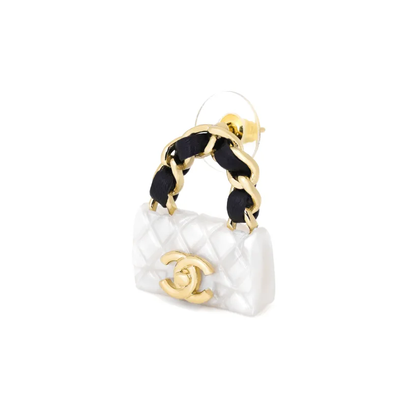 CHANEL Metal Earrings Women's Gold-1