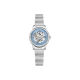 Silver Blue Dial-Bamboo Steel Band