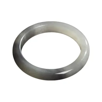 Run Ding Golden Silk Jade Authority Quality Inspection Bangle Unisex