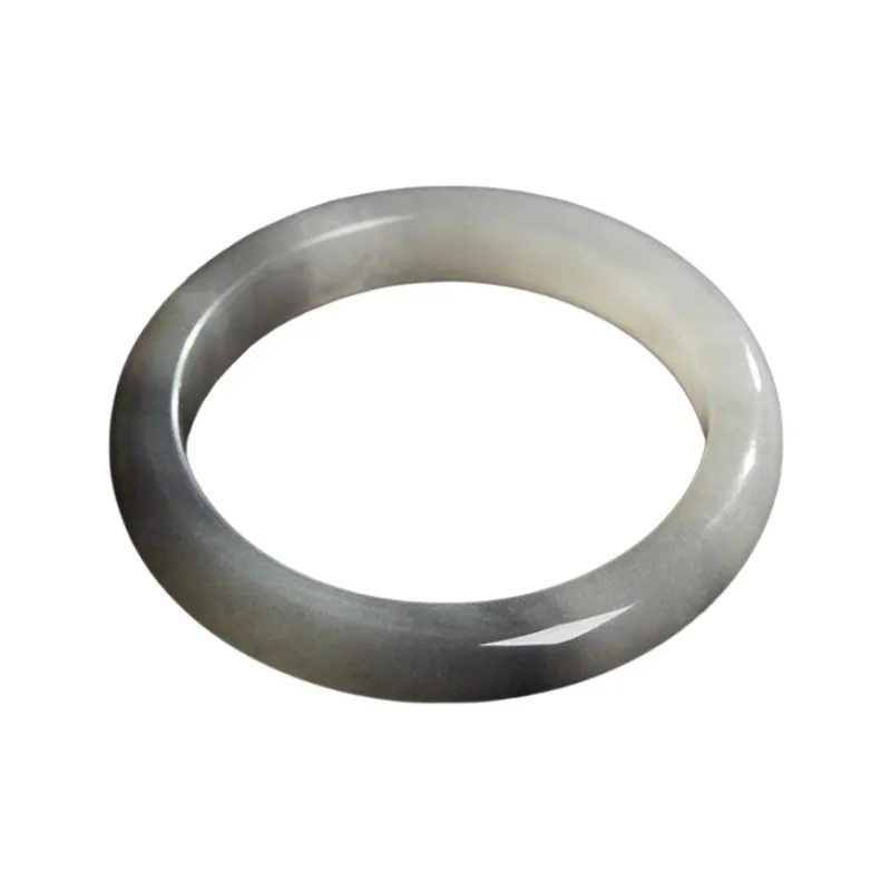 Run Ding Golden Silk Jade Authority Quality Inspection Bangle Unisex-0