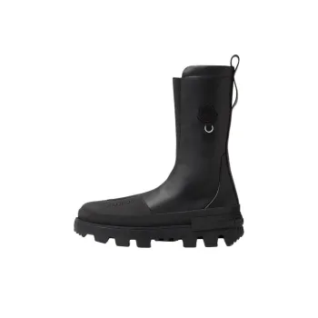 Moncler Leather Ankle Boots Women's