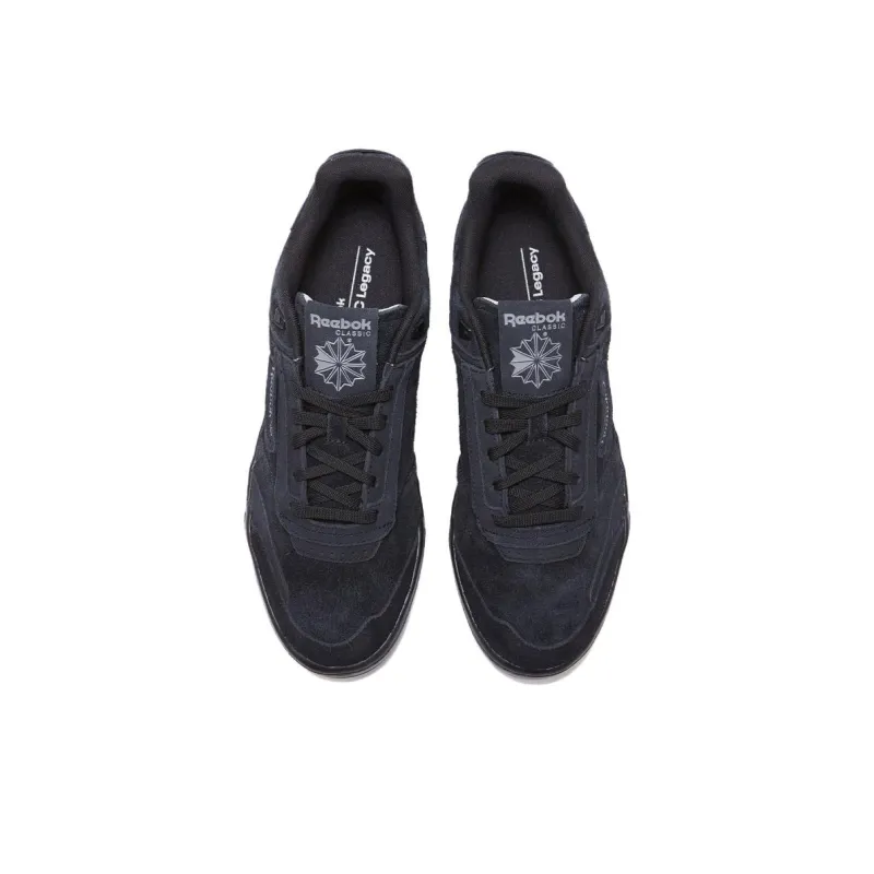 Reebok Club C Anti Slip Wear Resistant Low Top Skateboard Shoes Unisex Black-4