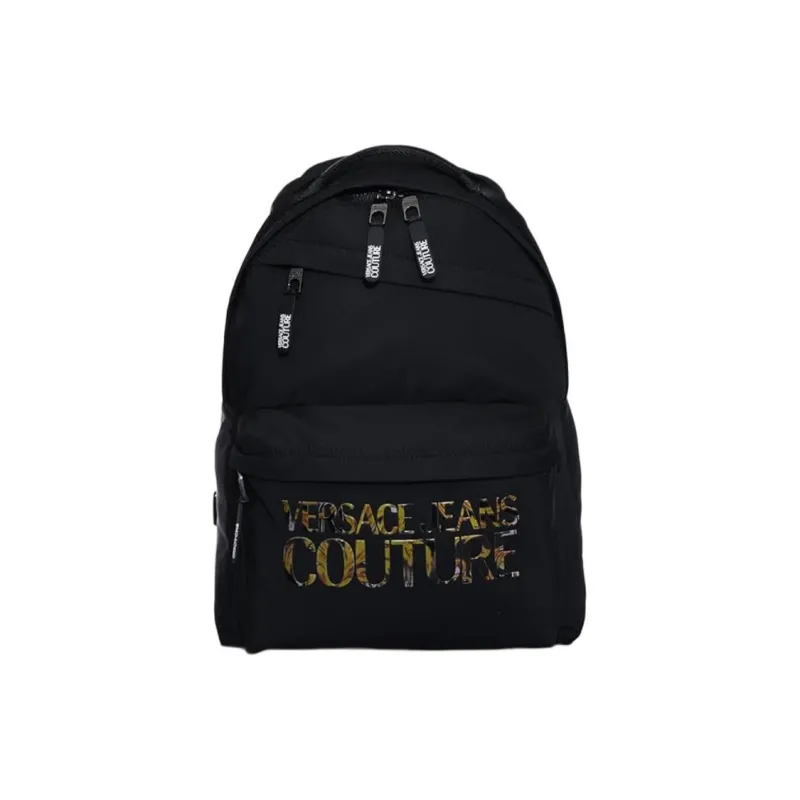 VERSACE JEANS COUTURE Synthetic Material Backpack Unisex Black-0