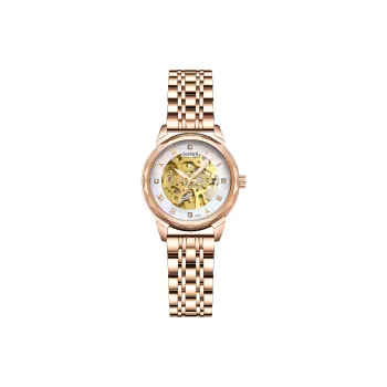 DAYBIRD Automatic Mechanical Movement Watch Women's Watch Cut-Out Dial