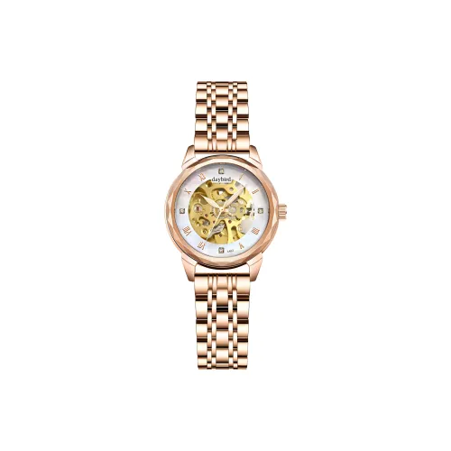 DAYBIRD Automatic Mechanical Movement Chinese Watches Women's Watch Cut-Out Dial