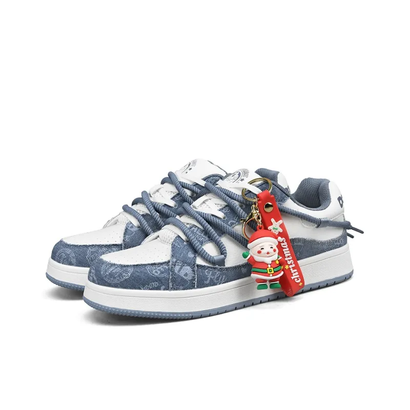DoraemonA Box Limited Edition Puffy Shoes Low-Top Skateboard Shoes Unisex-396