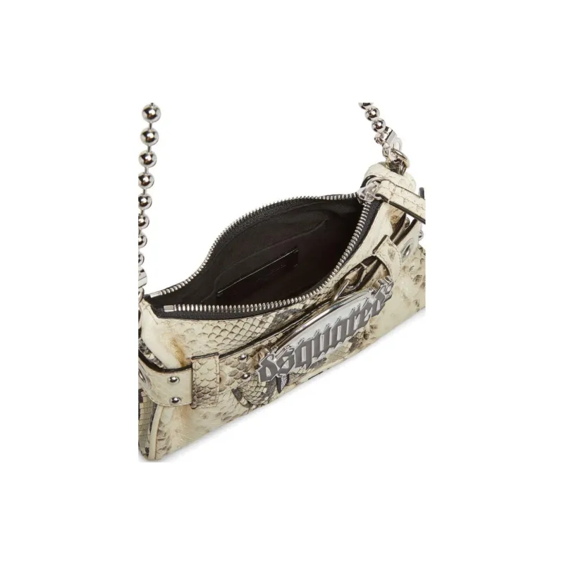 DSQUARED2 Gothic Belt Shoulder Bag-4