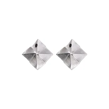 GITHA 925 Sterling Silver Stud Earrings Unisex