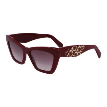FERRAGAMO Plastic Cat Eye Sunglasses Women's Red