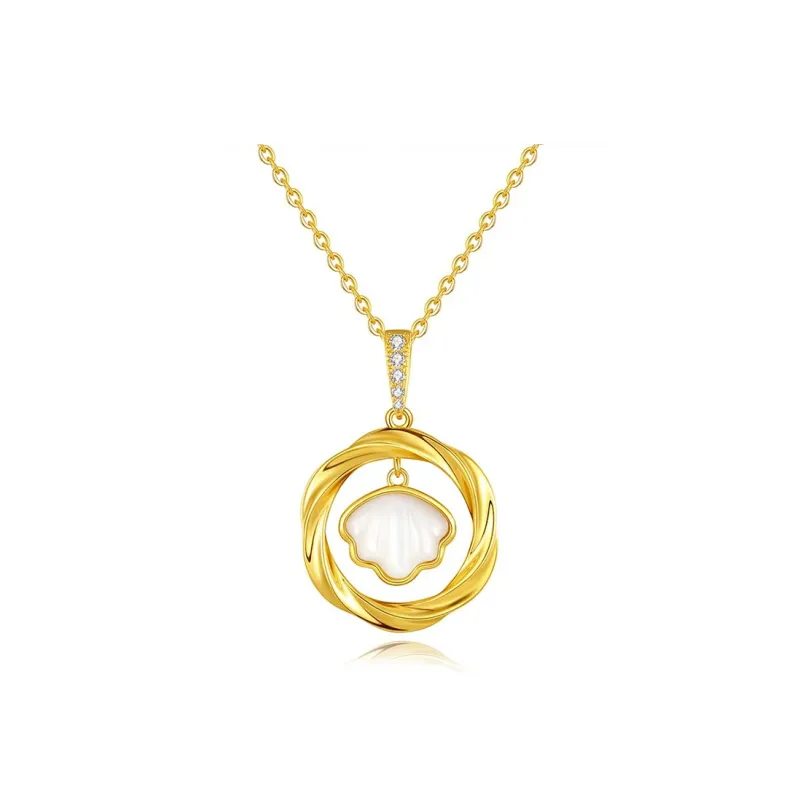 VANA 925 Silver Fritillary Necklaces Women's-4