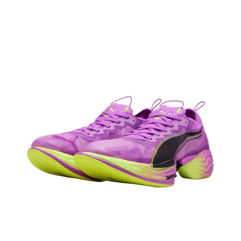 PUMA Cushioned Slip-Resistant Breathable Low-Top Running Shoes Men's Purple-2