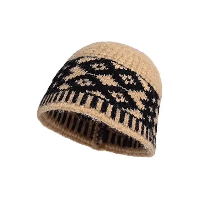 FREE RABBITⅡ Fall And Winter Korean Style Casual Versatile Cold Cap Beanies Unisex-1