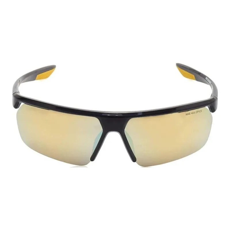 Nike Injection Molded Irregular Shape Sunglasses Unisex Black-1