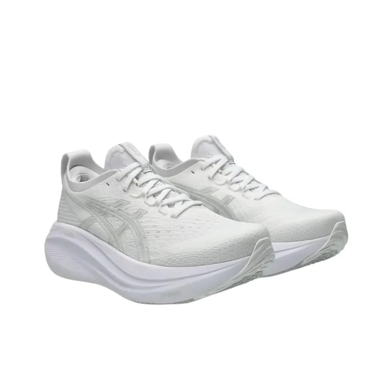 Asics Gel Nimbus 27 White Glacier Grey Women's-2
