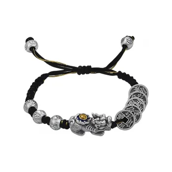 Golden Linmen S999 Fine Silver Bracelets Unisex