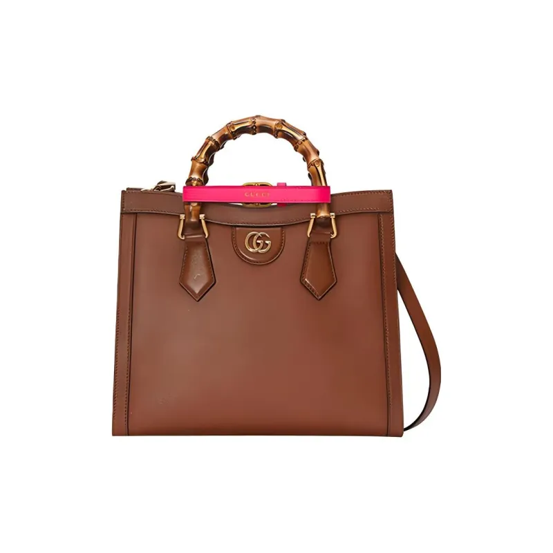 GUCCI Diana Leather Small Size Bag Strap Women's Pink-2