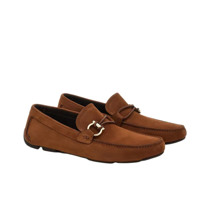 FERRAGAMO GANCINI Loafers Men's Brown-2