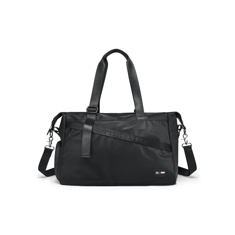 SEPTWOLVES Oxford Multifunction Wet/Dry Separation Gym Bag Travel Bag QPL 29L Unisex Black-1