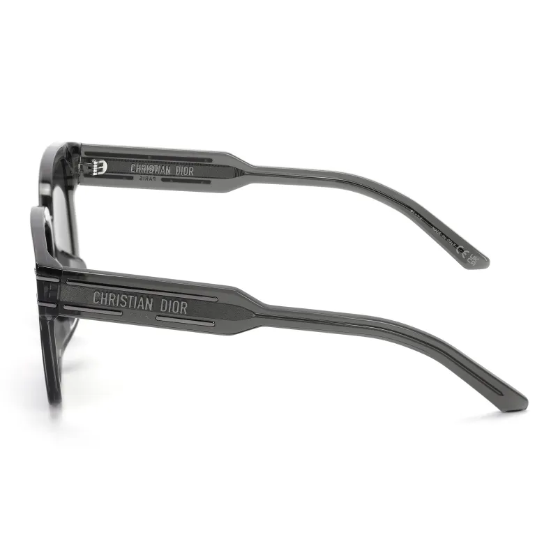 DIOR Acetate Square Sunglasses Women's Gray-2