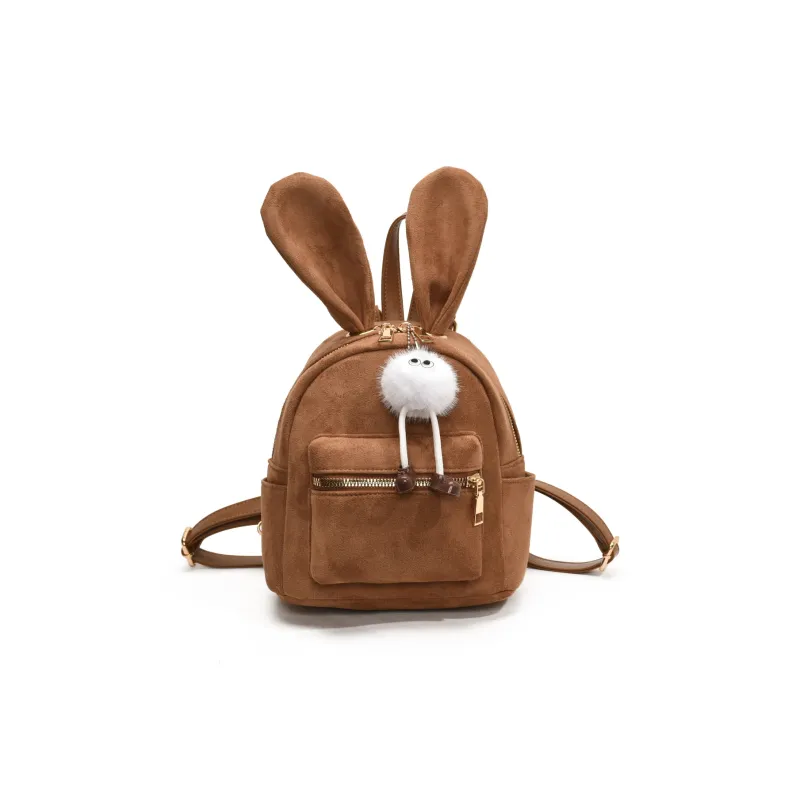 HCXK PU Backpack Regular Women's Gray Black/Pink/Coffee/Brown-14