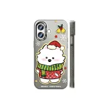 Transparent Black-Christmas Samoyed