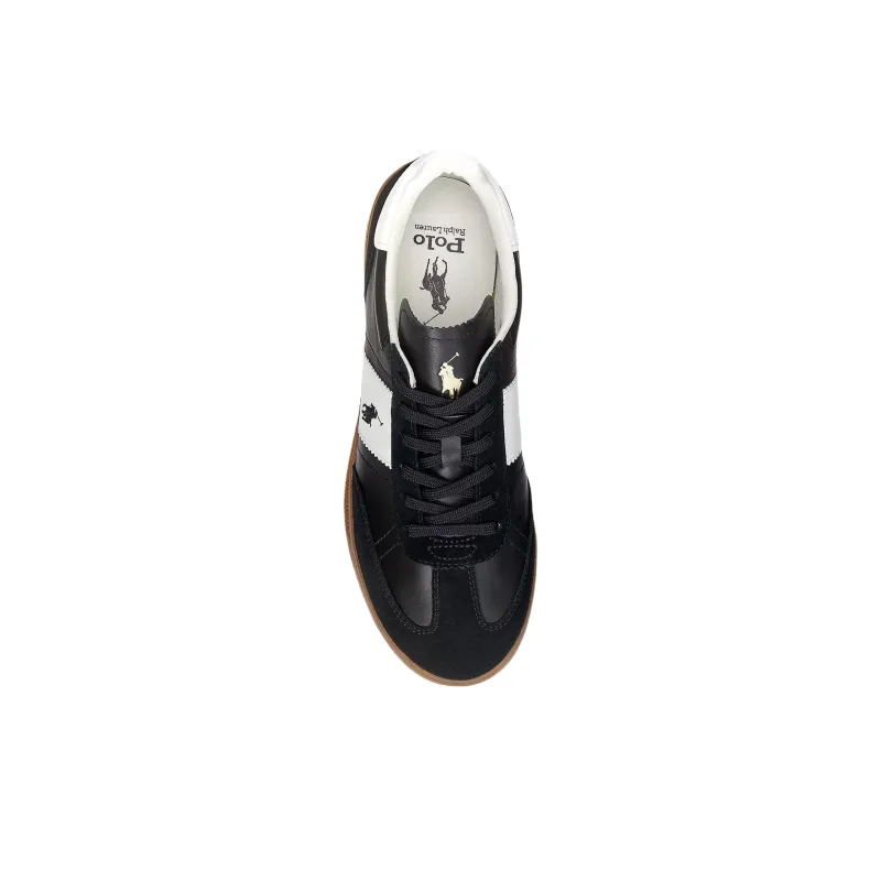 Polo Ralph Lauren Heritage Aera Low Top Skateboard Shoes Men's Black-3
