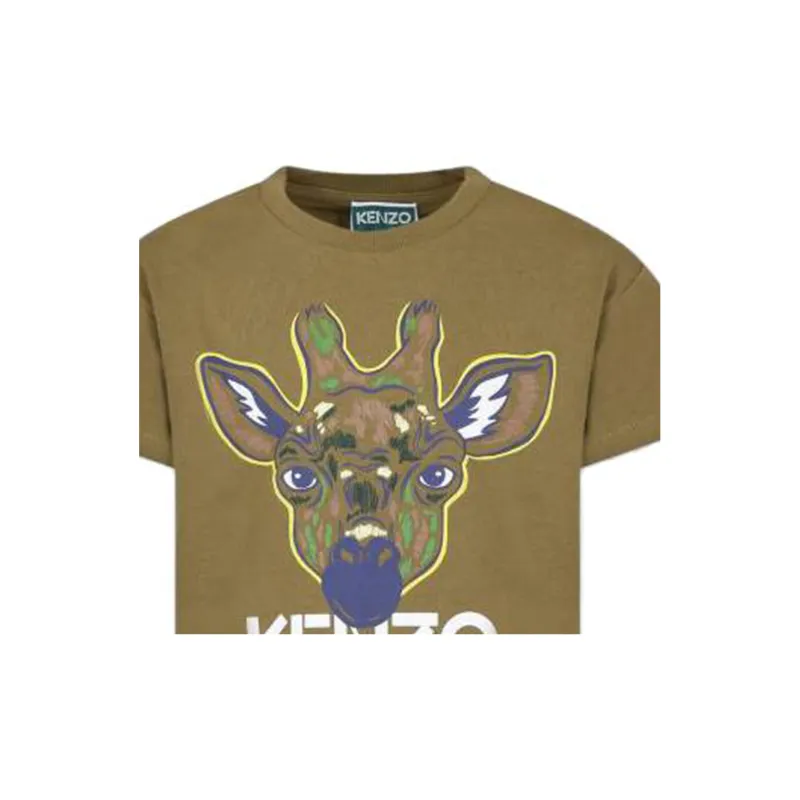 KENZO T-Shirts Men Brown-2