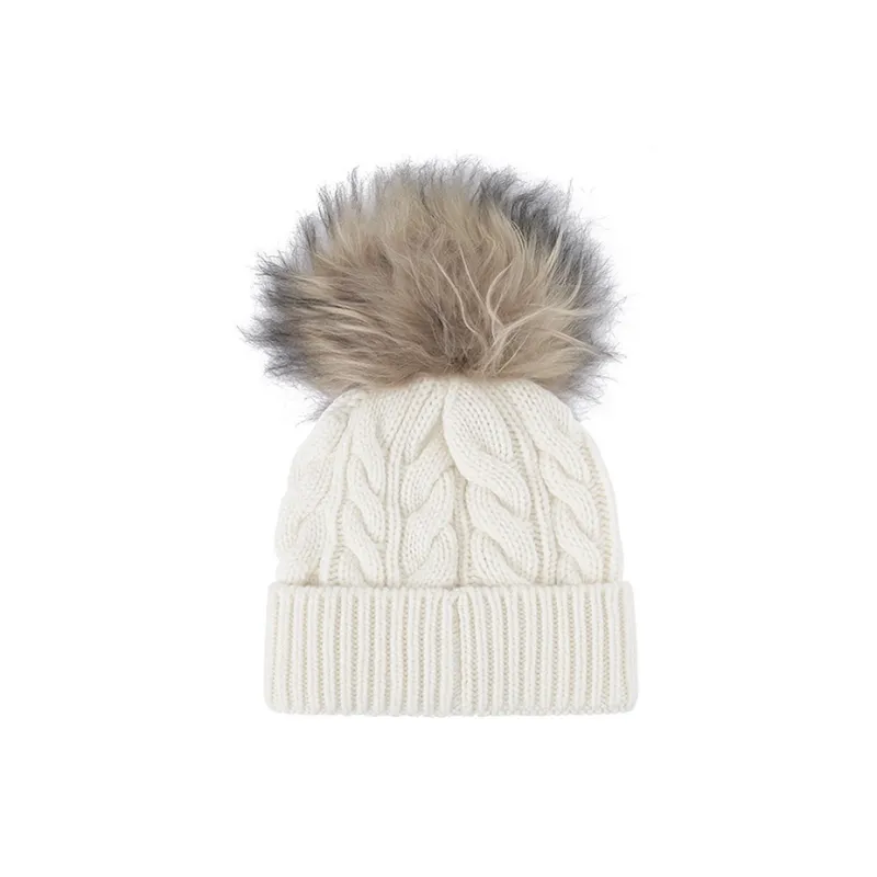 Moncler Pompom Knit Beanie Hat-2